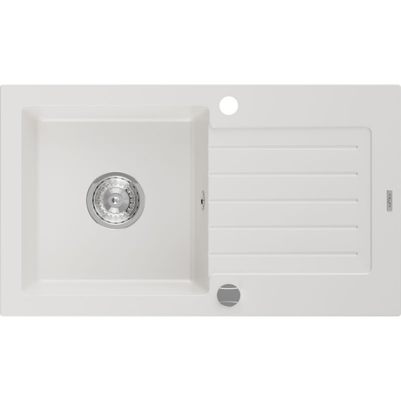 Zlewozmywak wpuszczany Mexen Pablo 1-komorowy czarny 752x436 mm  - 6510751010-77-B 1 szt.
