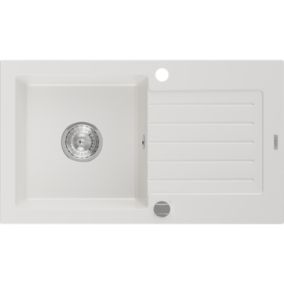 Zlewozmywak wpuszczany Mexen Pablo 1-komorowy czarny 752x436 mm  - 6510751010-77-B 1 szt.