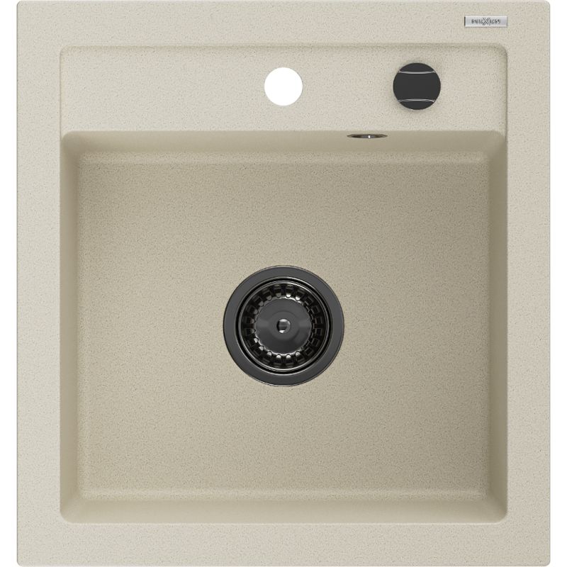 Zlewozmywak wpuszczany Mexen Vito 1-komorowy beżowy 520x490 mm  6503521000-69-B 1 szt.