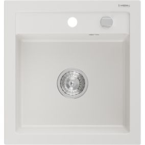 Zlewozmywak wpuszczany Mexen Vito 1-komorowy czarny 520x490 mm  - 6503521000-77-B 1 szt.