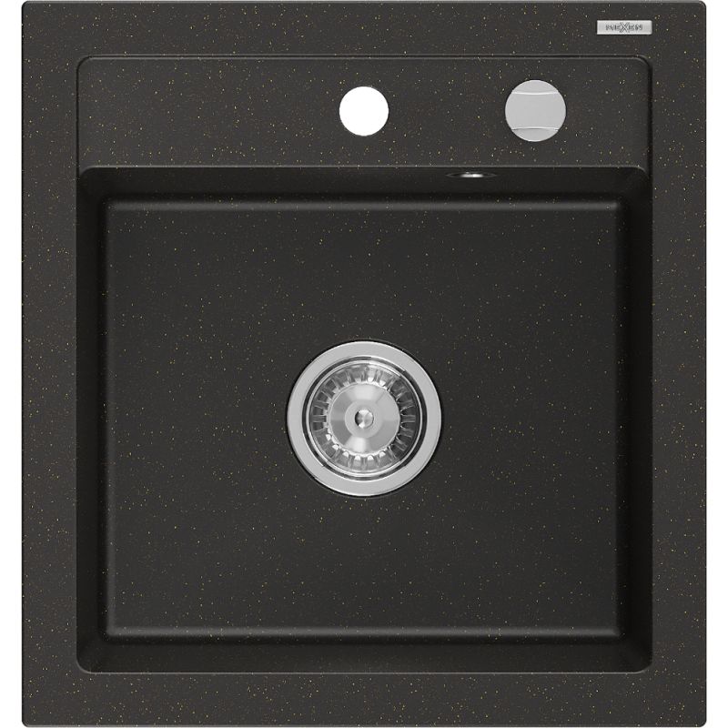 Zlewozmywak wpuszczany Mexen Vito 1-komorowy szary 520 x 490 mm  - 6503521000-71 1 szt.
