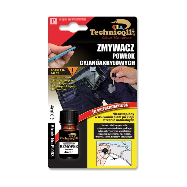 Zmywacz Technicqll do powłok cyjanokrylowych 4 ml