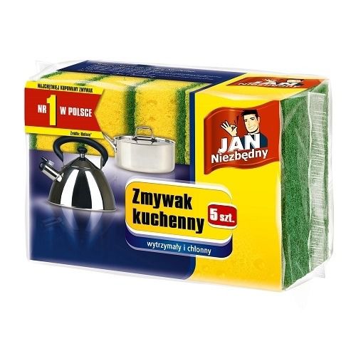 Zmywak kuchenny NEOPAK miękka gąbka + szorstka warstwa 5 szt.