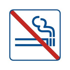 Znak Zakaz palenia 14,8 x 14,8 cm