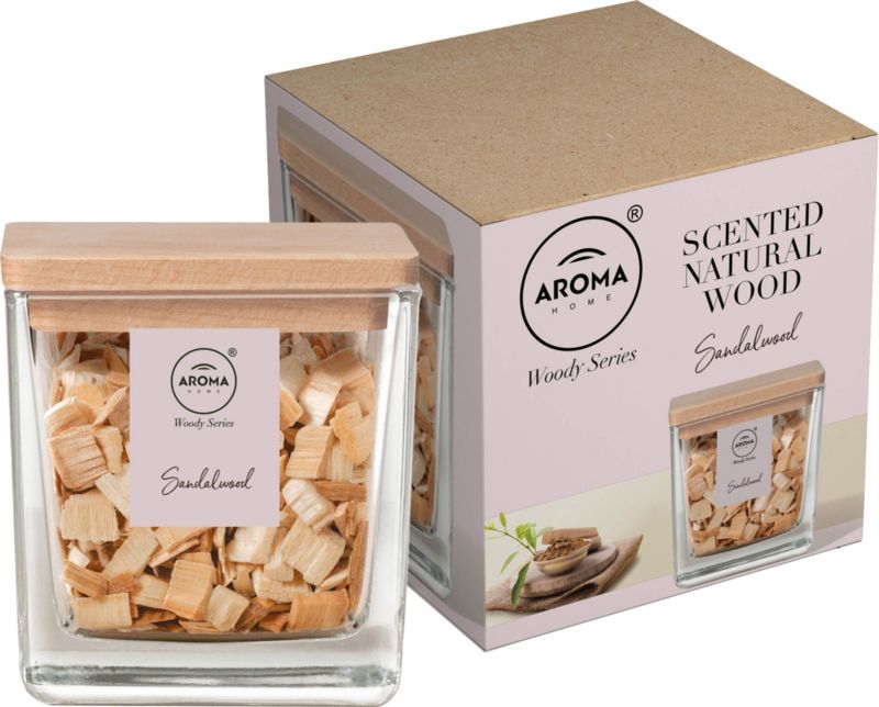 Zrębki Aroma Home Woody Series drzewo sandałowe 70 g