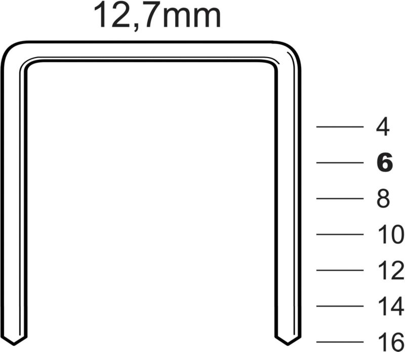 Zszywka 4PRO 80/06 mm 3000 szt.