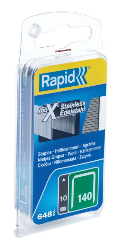 Zszywki nierdzewne Rapid 140/10 mm 648 szt.