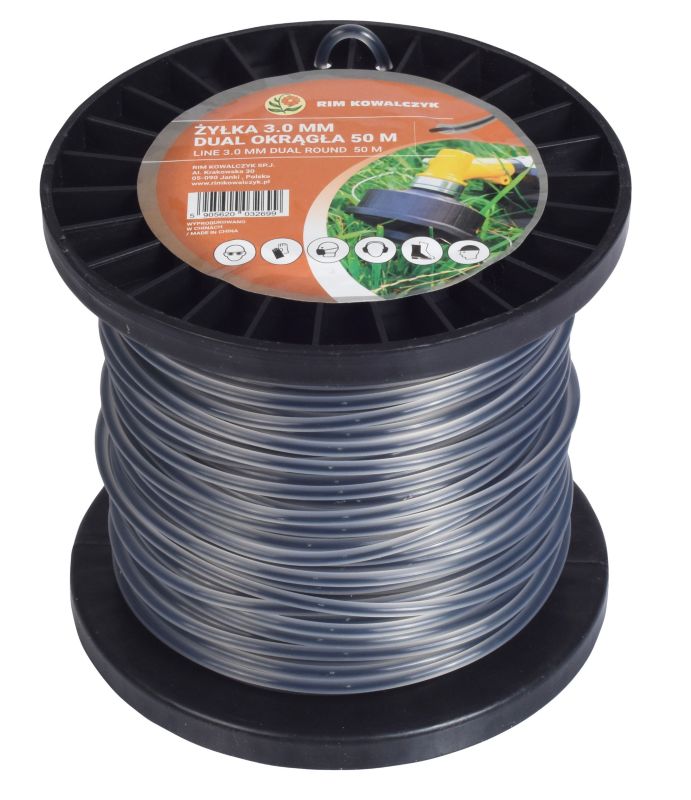 Żyłka Dual okrągła 3 mm 50 m