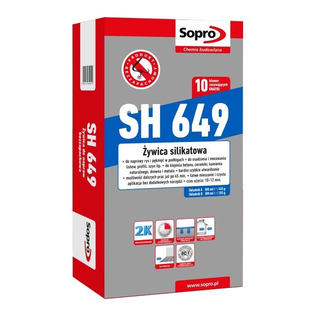 Żywica silikatowa Sopro SH649 0,6 kg